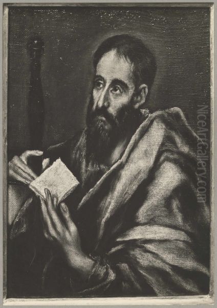 Saint Paul (small version) Oil Painting by El Greco