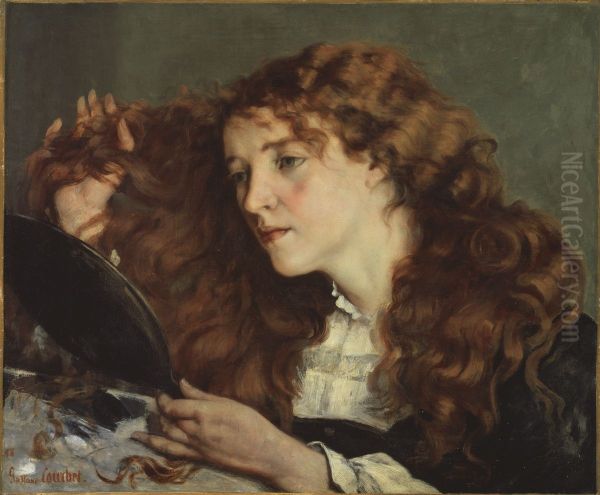 Jo, the Beautiful Irish Girl Oil Painting by Gustave Courbet