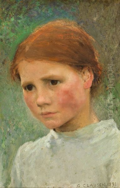 Portrait of a Child, Rose Grimsdale Oil Painting by unknown