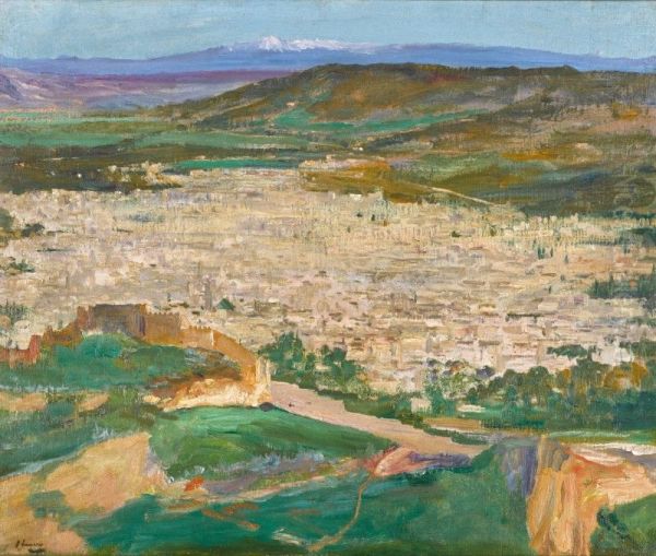 A View of Fez Oil Painting by unknown