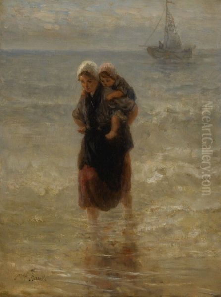 AT SEA Oil Painting by unknown