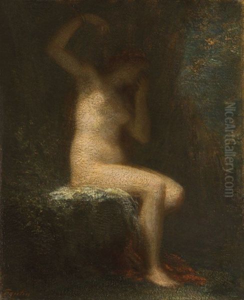 Ariane abandonnee Oil Painting by Henri Fantin-Latour