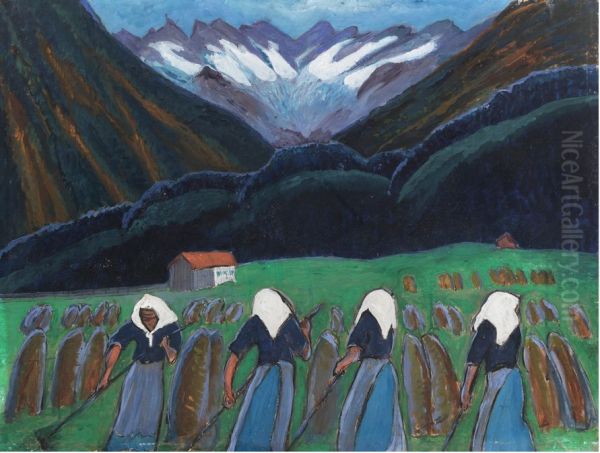 Rhythms Oil Painting by Marianne von Werefkin