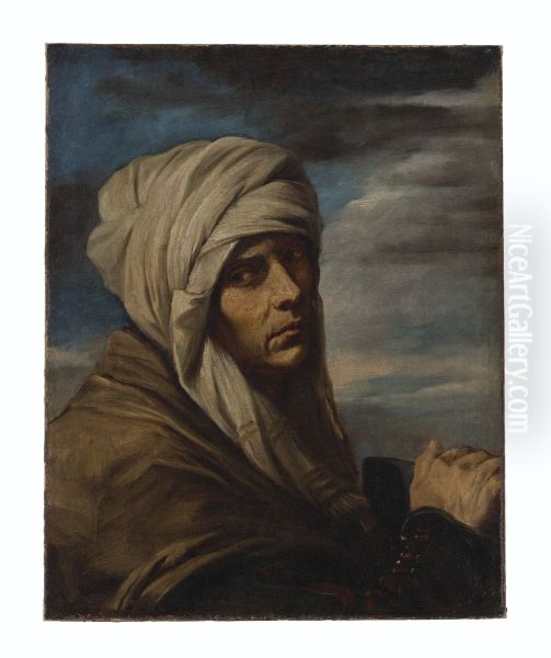 A man wearing a turban Oil Painting by unknown