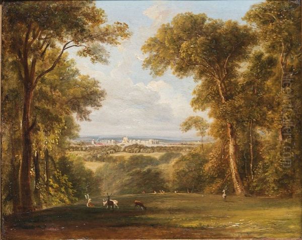 Home Park, Windsor Oil Painting by Henry Bryan Ziegler