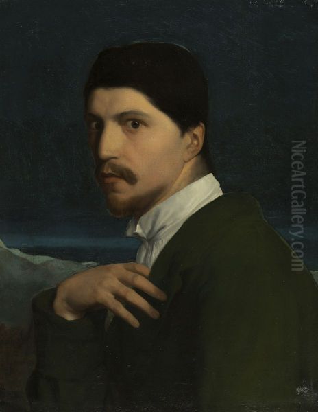 Self-portrait Oil Painting by Joseph Guichard