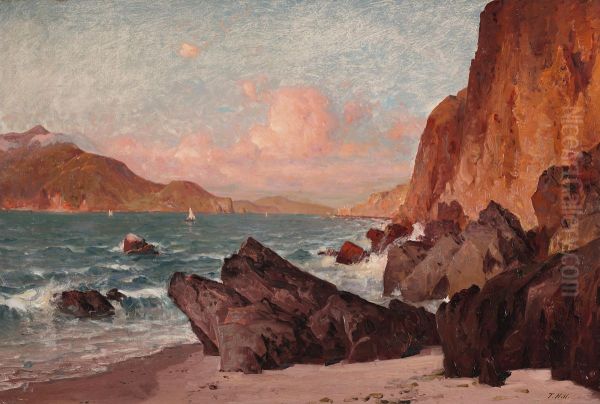 The Golden Gate from Point Lobos Oil Painting by Thomas Hill