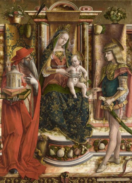 La Madonna della Rondine Oil Painting by Carlo Crivelli