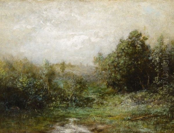 A CLOUDY DAY Oil Painting by Alexander Helwig Wyant