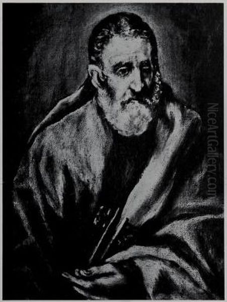 Saint Peter Oil Painting by El Greco