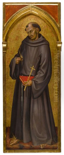 Saint Francis of Assisi Oil Painting by Taddeo Di Bartolo