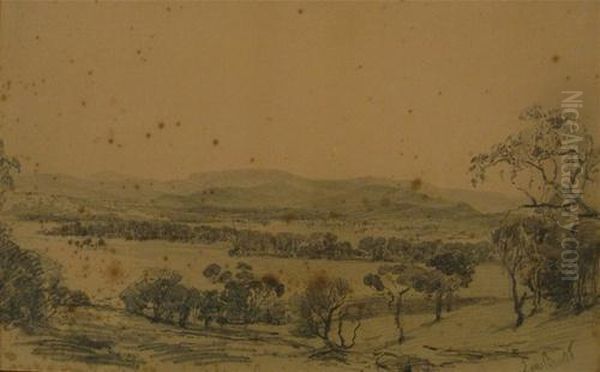 Lilydale Oil Painting by Abraham Louis Buvelot