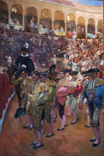 Sevilla, The Bullfighters Oil Painting by Joaquin Sorolla