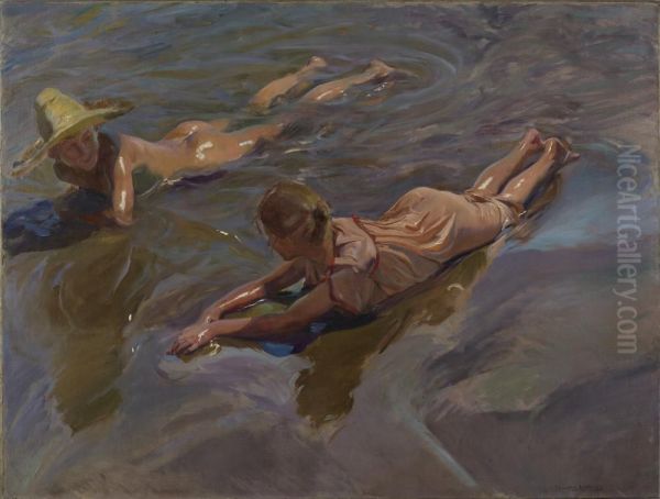 Sea Idyll Oil Painting by Joaquin Sorolla