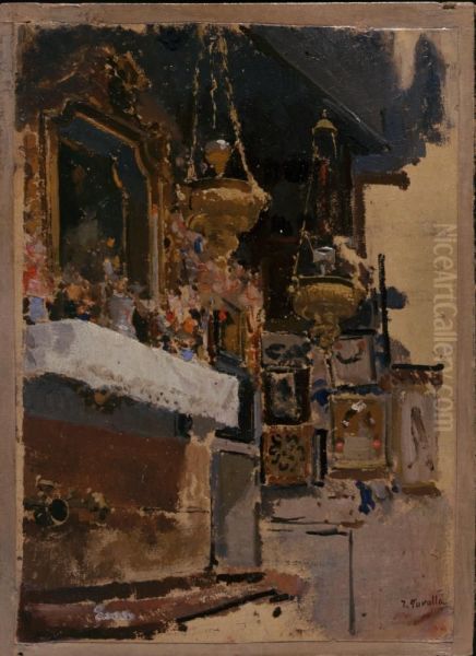 Altar of Saint Vincent Ferrer, Valencia Oil Painting by Joaquin Sorolla