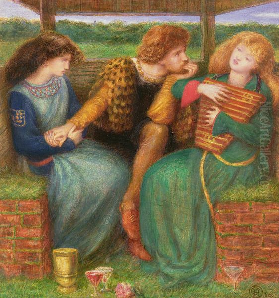 The Merciless Lady Oil Painting by Dante Gabriel Rossetti