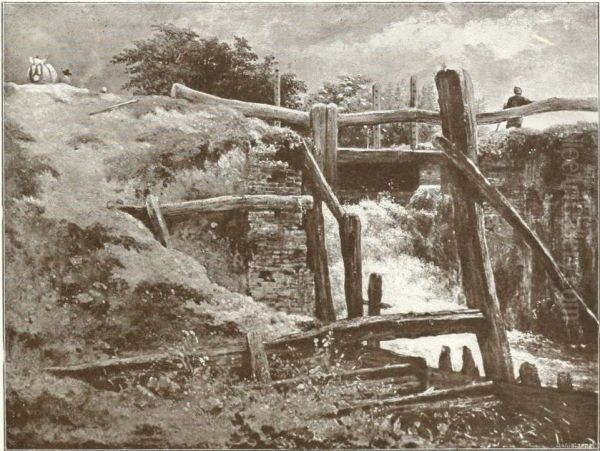 The Sluice Oil Painting by John Constable