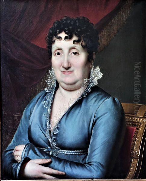 Portrait of Sophie Meyer Oil Painting by Jean-Baptiste Regnault