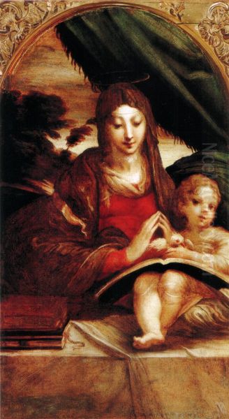 Madonna Doria Oil Painting by Parmigianino