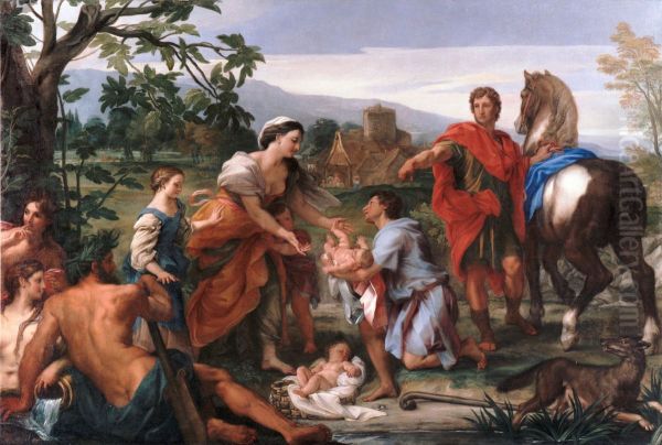 The finding of Romulus and Remus Oil Painting by Carlo Maratta