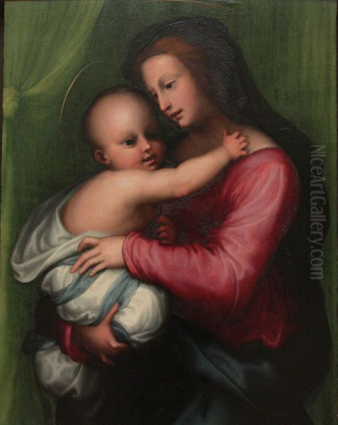 Madonna and Child by Fra Bartolomeo Oil Painting by Fra Bartolomeo