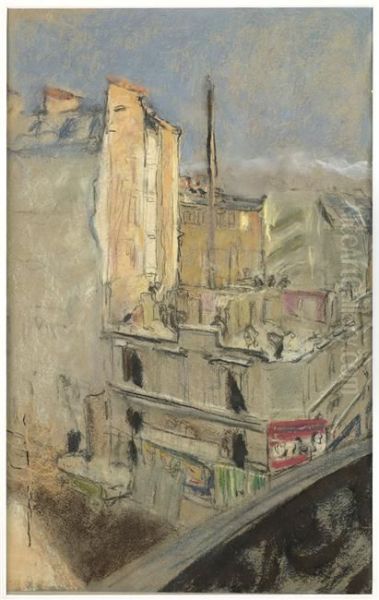 Demolition rue de Calais Oil Painting by Edouard Vuillard