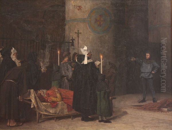 Les Funerailles de Guillaume le Conquerant Oil Painting by Jean-Paul Laurens