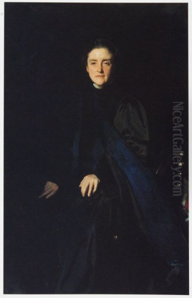 M. Carey Thomas Oil Painting by John Singer Sargent