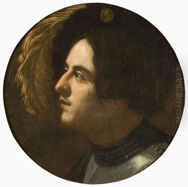 Portrait of a Young Man Oil Painting by Caravaggio