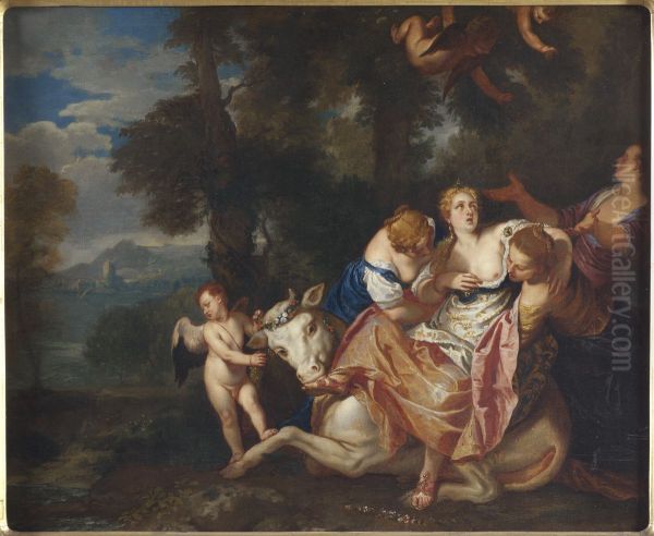 Europa och tjuren Oil Painting by Paolo Veronese