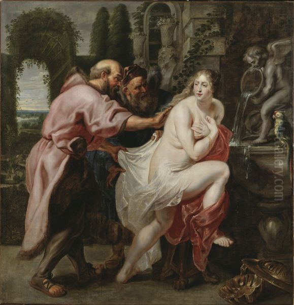 Susanna and the Elders Oil Painting by Peter Paul Rubens