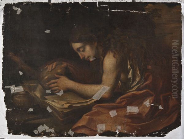 The Penitent Magdalen Oil Painting by Carlo Cignani