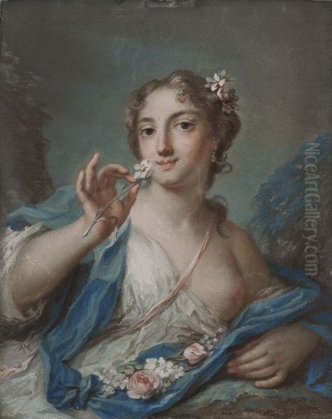 The Spring Oil Painting by Rosalba Carriera