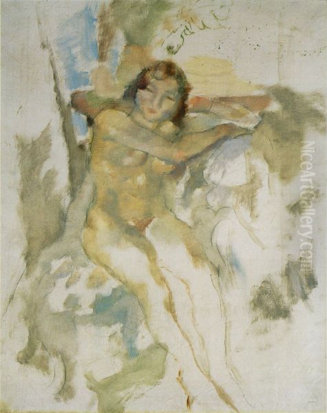 Marion ri ben yu:marion Oil Painting by Jules Pascin