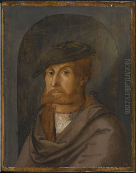 Self-portrait Oil Painting by Heinrich Aldegrever