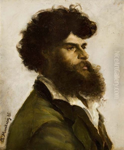 Self-portrait Oil Painting by Mihaly Munkacsy