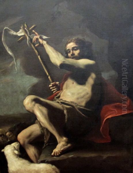 Saint John the Baptist Oil Painting by Mattia Preti