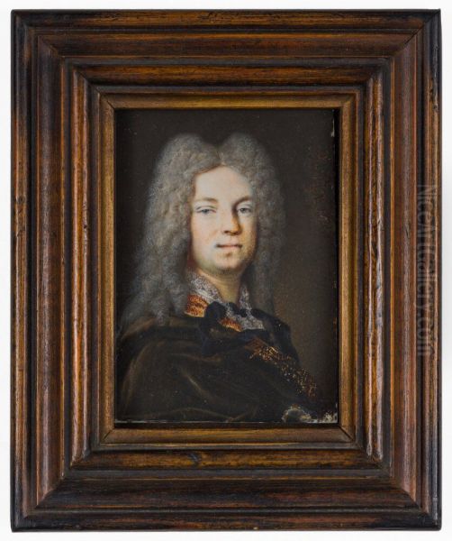 Portrait av Fabian Wrede af Elima (1694-1768) Oil Painting by Andreas Moller