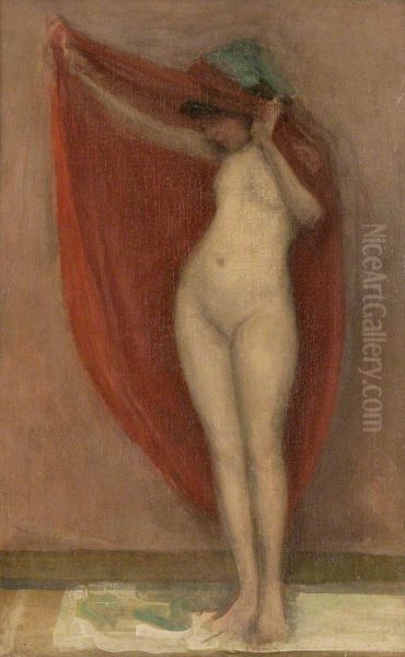 Une etude Oil Painting by James McNeill Whistler