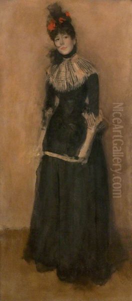 La Jolie Mutine Oil Painting by James McNeill Whistler