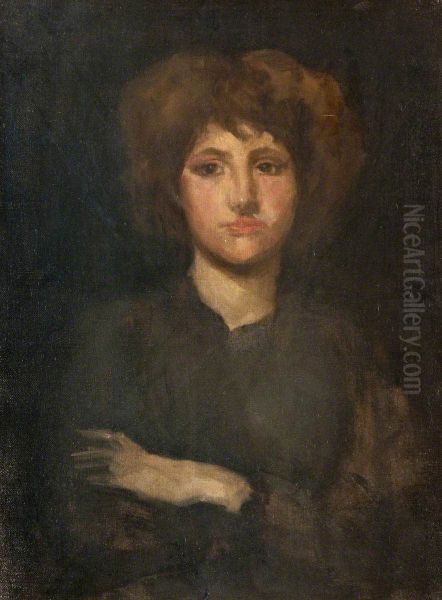 Portrait Study of Lily Pettigrew Oil Painting by James McNeill Whistler