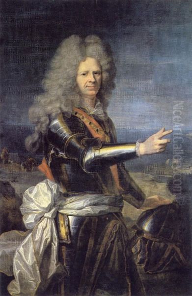 Portrait de Jean Baptiste du Casse Oil Painting by Hyacinthe Rigaud