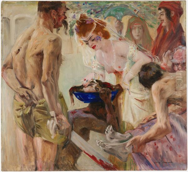 Salome (1st version) Oil Painting by Lovis Corinth