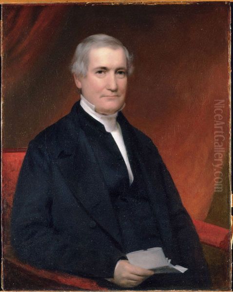 James Carnahan (1775-1859), Class of 1800, President (1823-54) Oil Painting by Edward L. Mooney