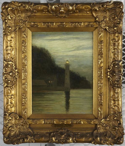 The Lighthouse, Honfleur Oil Painting by Homer Dodge Martin