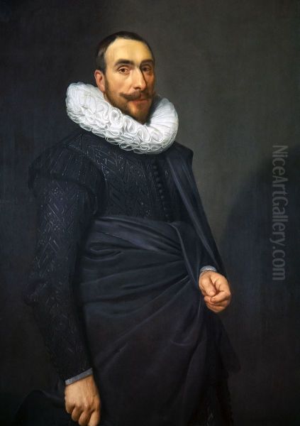 Portrait of a man Oil Painting by Michiel Jansz. van Mierevelt