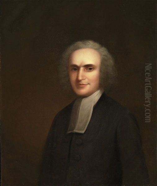 Aaron Burr Sr. (1716-1757), President (1748-57) Oil Painting by Edward L. Mooney