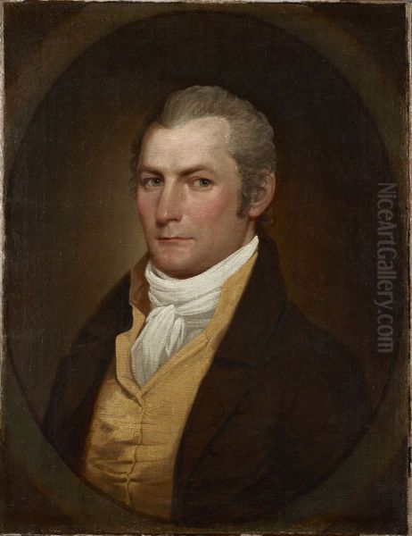 Portrait of a Man Oil Painting by John Trumbull