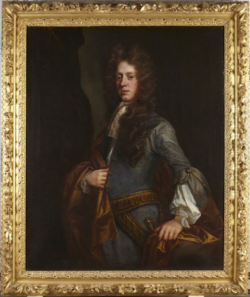 Sir Charles Barrington, Bart. Oil Painting by Godfrey Kneller