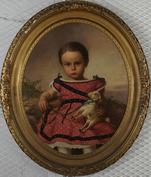 Charles Henry Spitzner as a Young Child Oil Painting by Henry Mosler